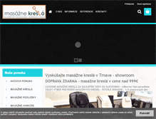 Tablet Screenshot of masaznekresla.com